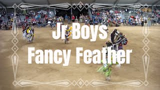 Jr Boys Fancy Feather  2024 Morongo Pow Wow  Powwowscom [upl. by Alethia]