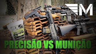 Militia Airsoft  Precisão vs Munição Peso de BBs [upl. by Perzan]