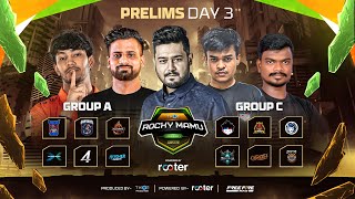 Rocky Mamu Championship  Prelims Day 3  FT  Rocky And Rdx The Mafias  OG Elite  TSG Army  ng [upl. by Alston875]