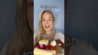 The Tiffany Plate Forever🍽️✨Answering Questionsasmr mukbang shorts [upl. by Lubbi786]