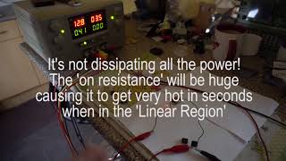 FETs Linear Ohmic amp Active Region basics  odd behaviour FETs from Infineon [upl. by Tloh]