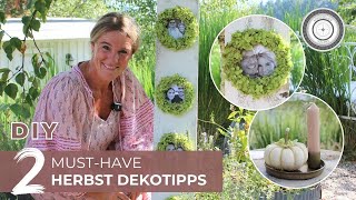 DIY  SCHLICHTE HERBSTDEKO mit Fotos amp Kürbissen  SCHNELL EINFACH amp HALTBAR  Geniale Wanddeko [upl. by Asilem]