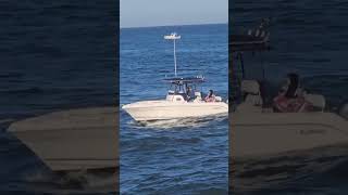 Extreme Tidal Currents  Cobia Boat Captain Struggles Getting Past The Tip Of The Jetties [upl. by Connelley139]