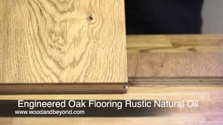 Engineered Oak Flooring Rustic Natural Oil Review [upl. by Lukash]