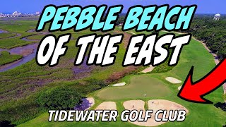 AVERAGE GOLFER vs PEBBLE BEACH of the EAST Tidewater Golf Club Course Vlog [upl. by Selig]