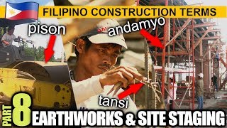 Filipino Construction Terms  PART 8  Earthworks amp Site Staging [upl. by Nunes]