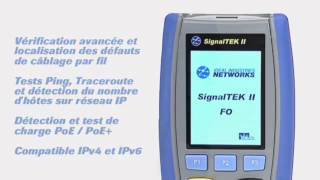 Qualificateur de réseaux et câblages SignalTEK II  IDEAL NETWORKS [upl. by Zetnauq150]