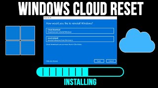 How to Reset\Reinstall Windows Using the Cloud Download Method [upl. by Brandyn947]