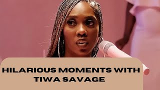 Hilarious Moments with Tiwa Savage [upl. by Alleciram]