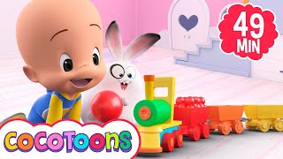 Learn the colors 🎨 with Cuquins magic train 🚂  Cocotoons [upl. by Marcell]