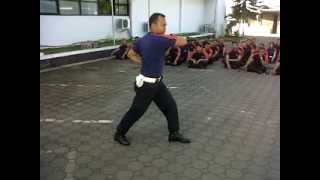 Drill Tongkat T Seri 2 21 gerakan [upl. by Gretna]