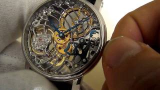 Tourby Watches Art Deco Skeleton High Finish Hand Engraved ETA Unitas 6498 [upl. by Adyela]