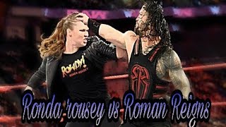 Ronda rousey vs Roman Reigns full match highlights [upl. by Boleyn98]