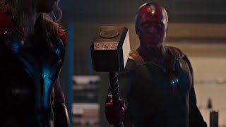 Vision levanta el Martillo de Thor  Español Latino108060Fps  Avengers Age of Ultron [upl. by Beffrey]