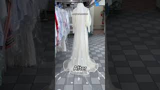 Should you store your wedding dress in plastic weddingdress howto shorts [upl. by Rednael]