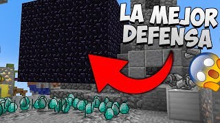 LA MEJOR DEFENSA DE EGGWARS ¡IMPOSIBLE PASAR 😱  EGG WARS MINECRAFT INMORTAL [upl. by Nilya]