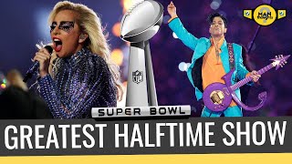 10 GREATEST NFL Super Bowl Halftime Shows [upl. by Pubilis]