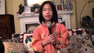 Grade 1 Voice Brahms  Ladybird first verse in english sung by 6 year old Tamra Chan [upl. by Doubler]