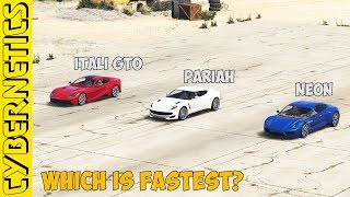 GTA 5  ITALI GTO vs PFISTER NEON vs PARIAH [upl. by Aedni]