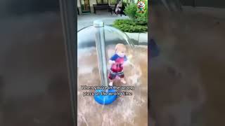 Funny baby water falls 😂 baby funny 2023 [upl. by Aiem]