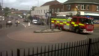 Northamptonshire Fire and Rescue ServiceBlues n Twos through Corby village [upl. by Ruffina]