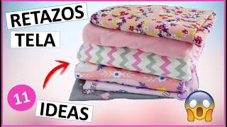 11 Manualidades FÁCILES con Retazos de Tela  IDEIAS PARA FAZER COM RETALHOS DE TECIDO [upl. by Myra]