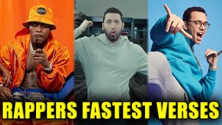 Rappers Fastest Verses [upl. by Missak542]