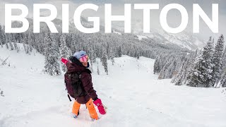 BRIGHTON Is The Best Utah Resort For Snowboarding [upl. by Sset]