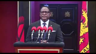 Watch Malawian President announcing the tragic loss of Vice President and nine others [upl. by Dunning]