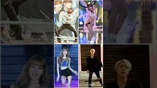 Bts vs blackpink dance who is Best dancer 🔥  Jungkook Rose Lisa Jimin  btsshorts ytshorts [upl. by Bittencourt]