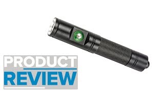 Tovatec 1000 USB Torch Review [upl. by Ecirbaf]