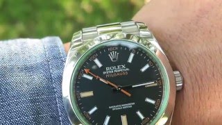 DavidSW quotOn Todays Wristquot  Rolex Milgauss Reference 116400GV [upl. by Koller]