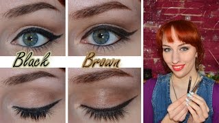 Review Estée Lauder Pure Color intense kajal eyeliner black and brown [upl. by Noid]