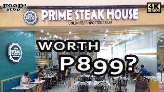 4K  Prime Steak House  UNLIMITED STEAK [upl. by Carn]