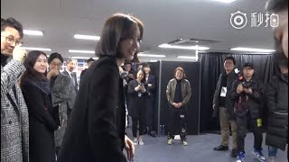 ENG SUBS 171115 YoonA met SNH487SENSES at 2017 Asia Artist Awards backstage [upl. by Marita]