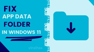 How to Fix Appdata Folder Is Missing in Windows 11  Appdata Folder Missing Windows 11 ✅ [upl. by Norabel867]