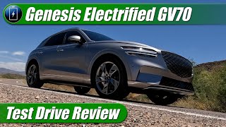 2023 Genesis Electrified GV70 Test Drive Review [upl. by Sparrow]