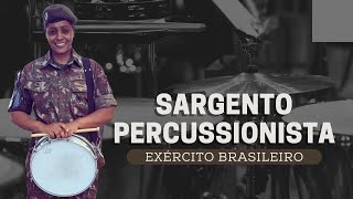 2 SARGENTO PERCUSSIONISTA DO EXÉRCITO BRASILEIRO [upl. by Haeel]