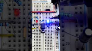 1st 14V6 Monostable 555 LED Loads Circuits diy electronics electronic [upl. by Ishmael135]