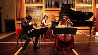 21 concorso Premio Trio di Trieste  Morgen Piano Trio  F J Haydn Trio in la maggiore Hob XV18 [upl. by Ainnos143]