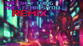 DOOM Eternal  The Only Thing They Fear Is You  Cyberpunk Remix [upl. by Schaper436]