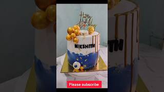 Customised tall cake decoration trending  yt shorts  viral [upl. by Esihcoc]