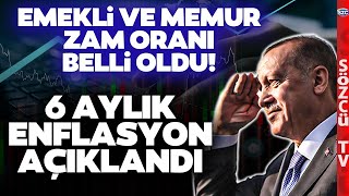 SON DAKİKA 6 Aylık Enflasyon Oranı Açıklandı İşte Emekli ve Memurun Alacağı Zam Oranı [upl. by Laina]