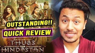 Thugs Of Hindostan QUICK REVIEW  Aamir Khan Amitabh Katrina Fatima [upl. by Rolph]