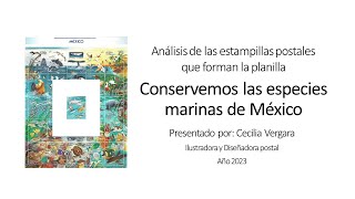 Análisis de las Estampillas Postales de la Planilla Conservemos las Especies Marinas [upl. by Brynn]