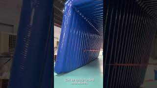 Inflatable noise barrier tunnelFoshan LiTong FanPeng CoLTD noisebarrier [upl. by Linehan]