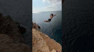 Døds gap ibiza døds splashdiving travel cliffjumping [upl. by Hein214]