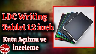 12quot Lcd Grafik Not Yazma ve Çizim Tableti inceleme [upl. by Gene963]