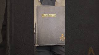 Masonic Holy Bible antique collectible item goldhunter137 [upl. by Silva238]