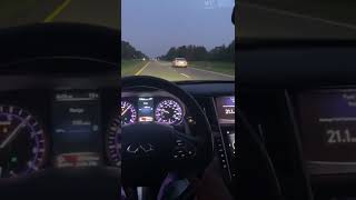 Q50 Red Sport vs Single Turbo Accord [upl. by Ivzt125]